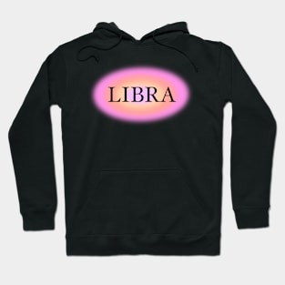 Glowing Aura Libra Zodiac Sign Hoodie